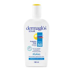 Protector Solar Dermaglós Niños Emulsión FPS 50 x 180 ml