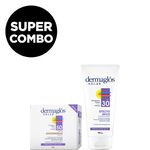 combo-dermaglos-protector-solar-facial-fps30-efecto-seco-x-180-g-protector-solar-facial-crema-compacta-fps-50-tono-2-x-10g