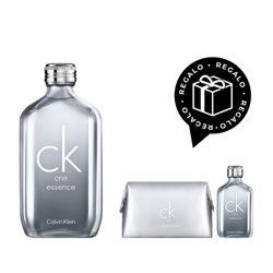 EDP Calvin Klein One Essence x 100 ml + Estuche Calvin Klein Medium Pouch y EDT Calvin Klein One Essence Intense Mini Regalo por Compra