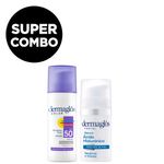 combo-dermaglos-protector-solar-facial-fps50-efecto-seco-x-50-g-serum-doble-acido-hialuronico-x-30-ml