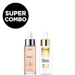 Kit Rostro Serum L'Oreal Paris - True Match Serum + Serum UV Defender