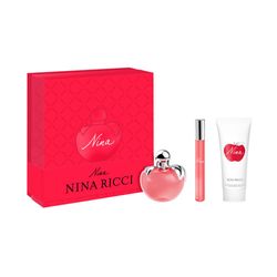 Set Nina Ricci EDT x 80 ml + Body Lotion x 75 ml + Rollon x 10 ml