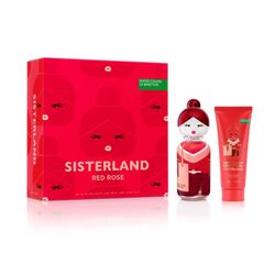 Set Benetton Sisterland Red EDT x 80 ml + Body Lotion x 75 ml