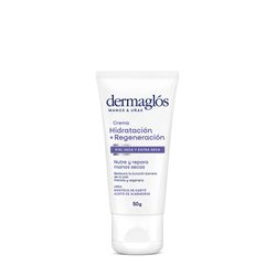 Crema Dermaglós Manos Hidratación + Regeneración x 50 g