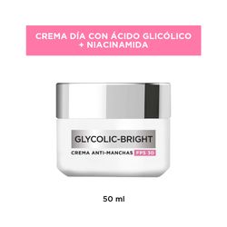 Crema de Día L'Oréal París Glycolic Bright Anti Manchas Fps 30