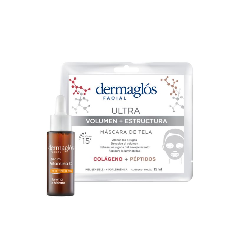 combofacialdermaglosmascaradetelaultravolumenyestructurax15mlserumvitaminacx25ml