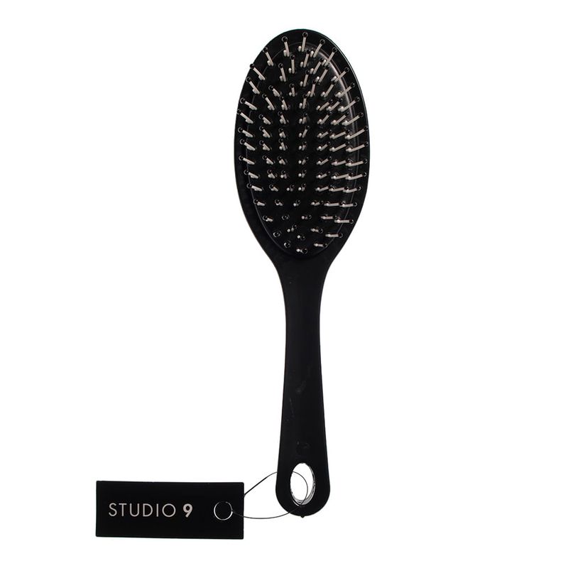 cepillo-de-pelo-studio-9-oval-grande-negro