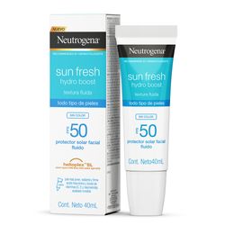 Protector Solar Facial Neutrogena Hydro Boost Sin Color FPS 50 x 40ml