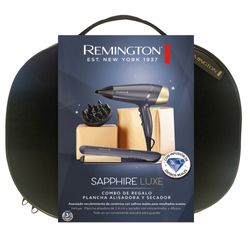 Set Secador y Alisador Sapphire Luxe Remington Ds5805Gp-220A