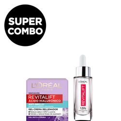 Dúo Revitalift L'Oréal: Sérum + Crema Gel