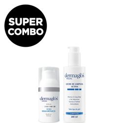 Piel Perfecta Dermaglós: Limpieza + Sérum Hialurónico