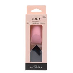 Set de 2 Esponjas Blender Get The Look Pro Tools Gota y Inclinada