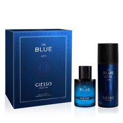 Set Edt Giesso In Blue 50 ml + Desodorante 160 ml