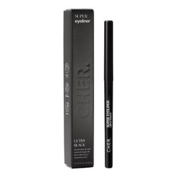 Delineador de Ojos Cher Retráctil Super Eyeliner Ultra-Black