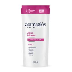 Agua Micelar Dermaglós 6 en 1 Refill x 200ml