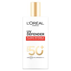 Protector Solar L'Oréal Paris UV Defender Fluido Invisible Fps50+ x 40 g