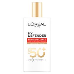 Protector Solar L'Oréal Paris UV Defender Fluido Tono Medio FPS50+ x 40 g