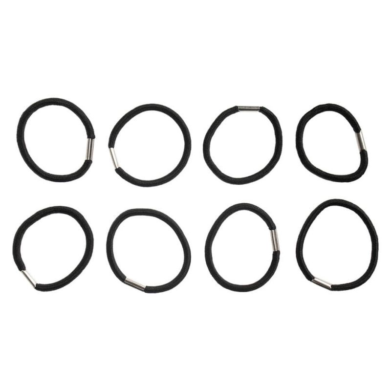 Set de Gomitas de Pelo Wav Negras x 8 un-1761659925488