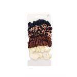 Set de Mini Scrunchies Wav Basics Nudes y Negro x 8 un-1761675885544