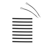 Invisibles para Pelo Wav Negros Anchos x 10 un-1761676506623