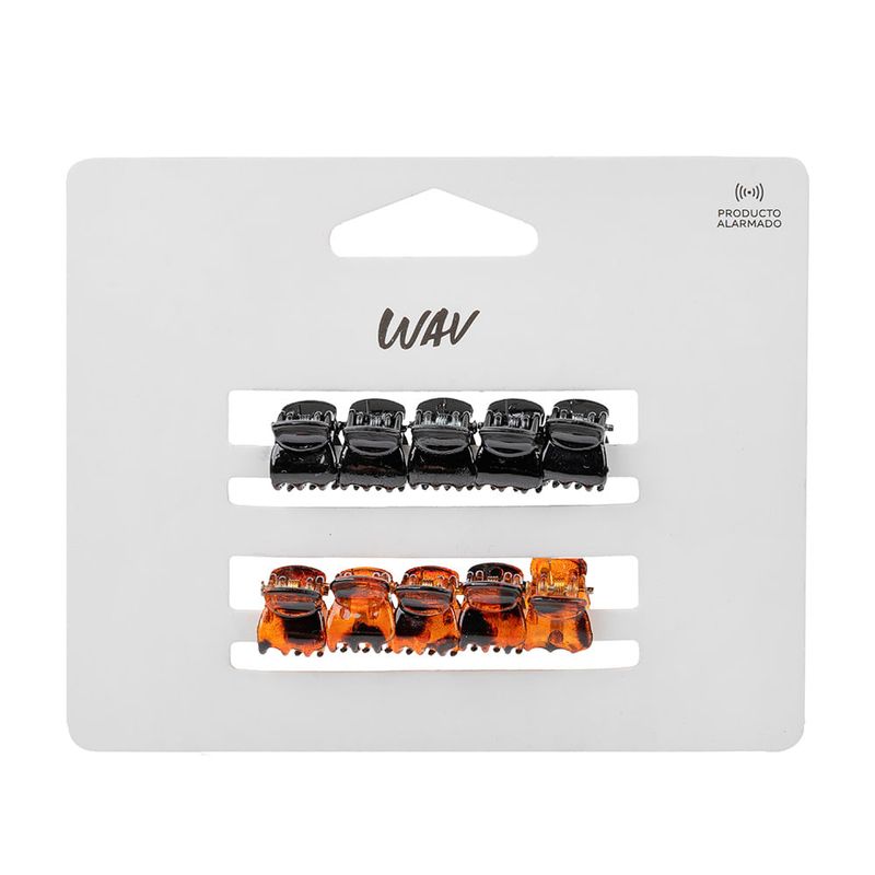 set-de-mini-broches-wav-wav-negros-y-carey-x-10-un