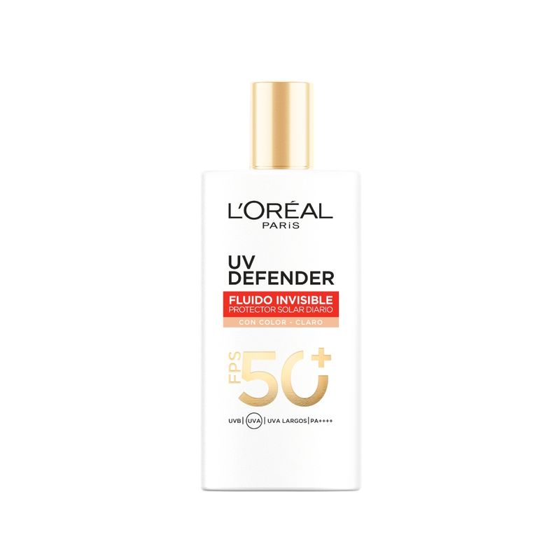 protector-solar-loreal-paris-uv-defender-fps-50-fluido-tono-claro-x-40-g