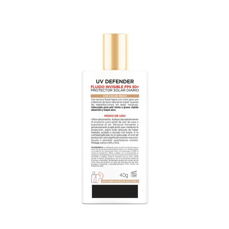protector-solar-loreal-paris-uv-defender-fps-50-fluido-tono-medio-x-40-g