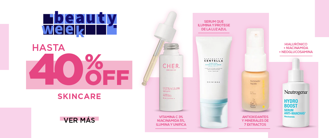 Hasta 40% off en Skincae