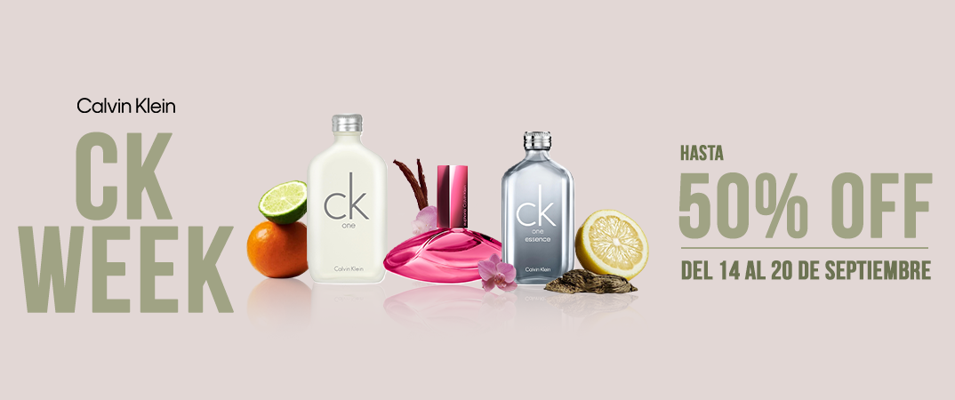 Calvin Klein Week, hasta 50% off